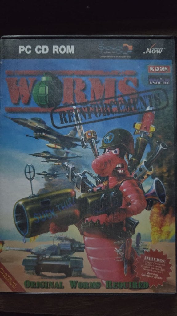 CD rom Worms Reinforcement, Games en Spelcomputers, Games | Pc, Overige genres, Ophalen of Verzenden, Zo goed als nieuw, Eén computer