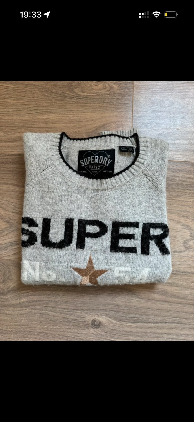 Pull Superdry taille 34, Envoi, Comme neuf, Taille 34 (XS) ou plus petite, Gris