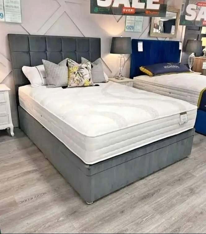 Bed en matras, Huis en Inrichting, Slaapkamer | Bedden, Verzenden, Nieuw, Tweepersoons, Overige kleuren