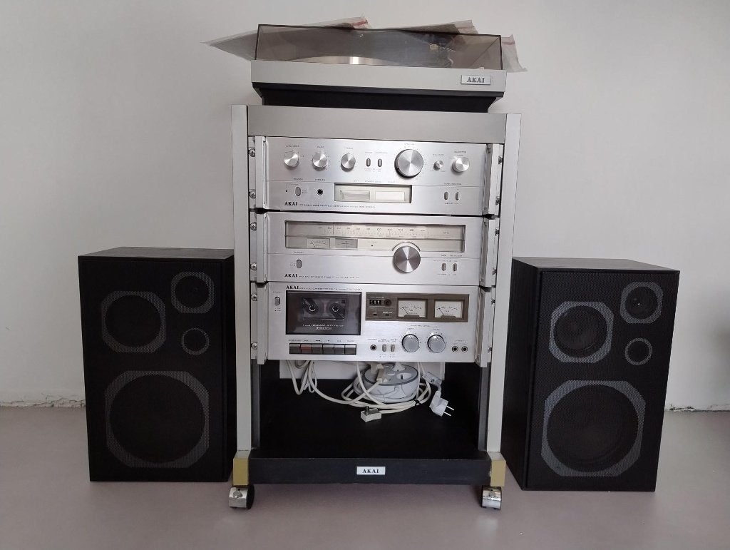 *AKAI vintage rek 1978-1979*, Deck cassettes ou Lecteur-enregistreur de cassettes, Enlèvement, Utilisé, Composants en vrac