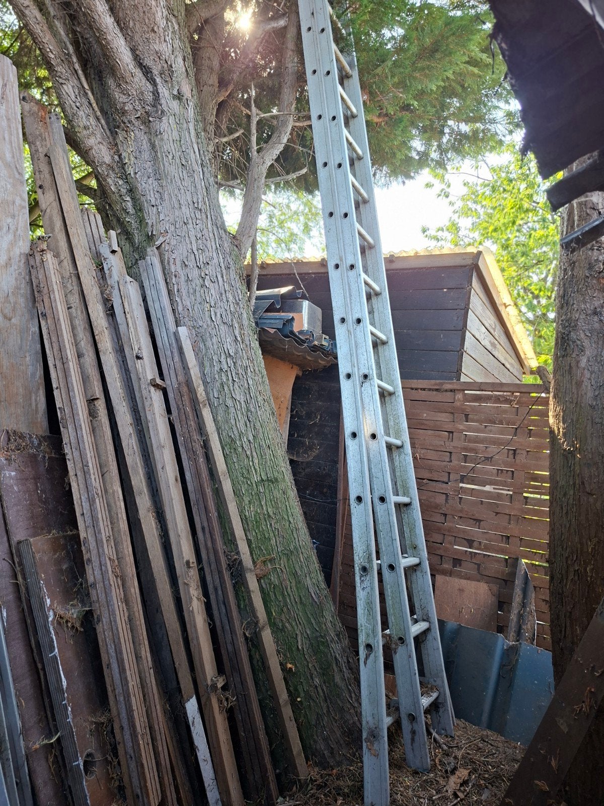 schuiflader, Doe-het-zelf en Bouw, Ladders en Trappen, Ophalen
