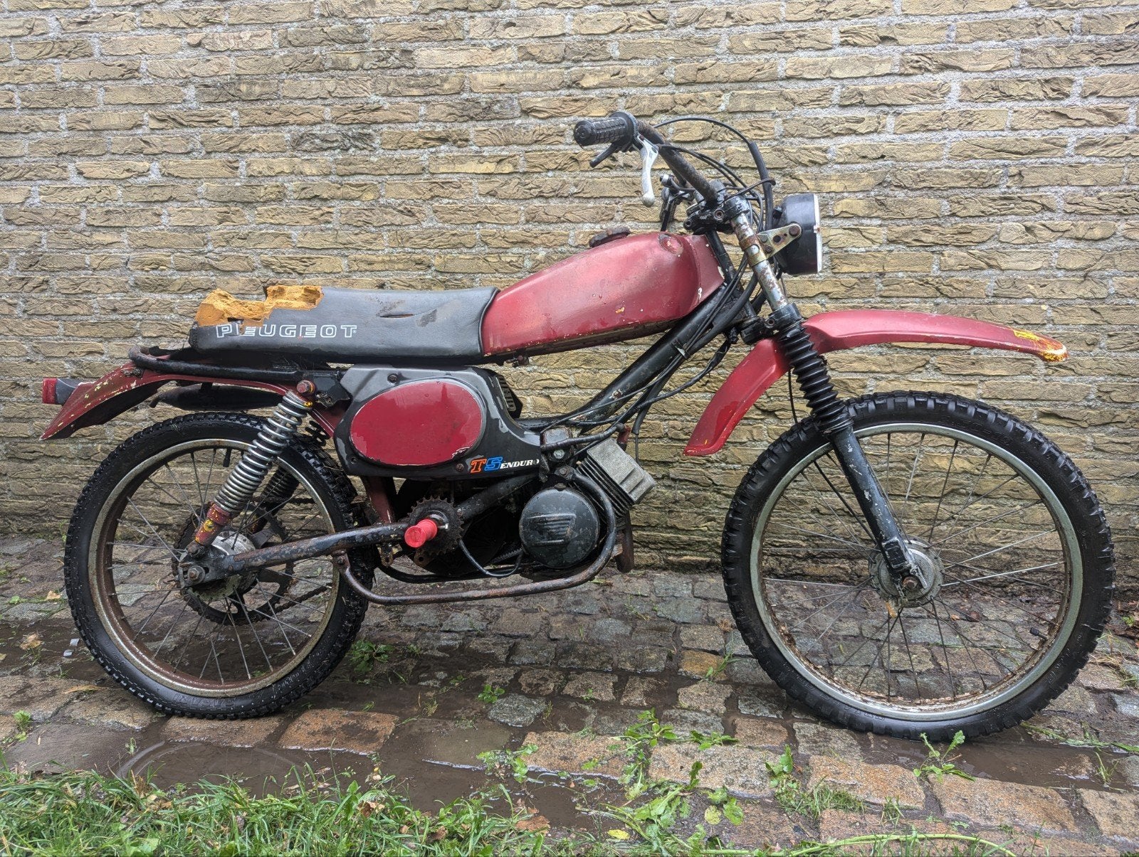 Oldtimer Mobilette PEUGEOT ENDURO TS 50cc, Enlèvement