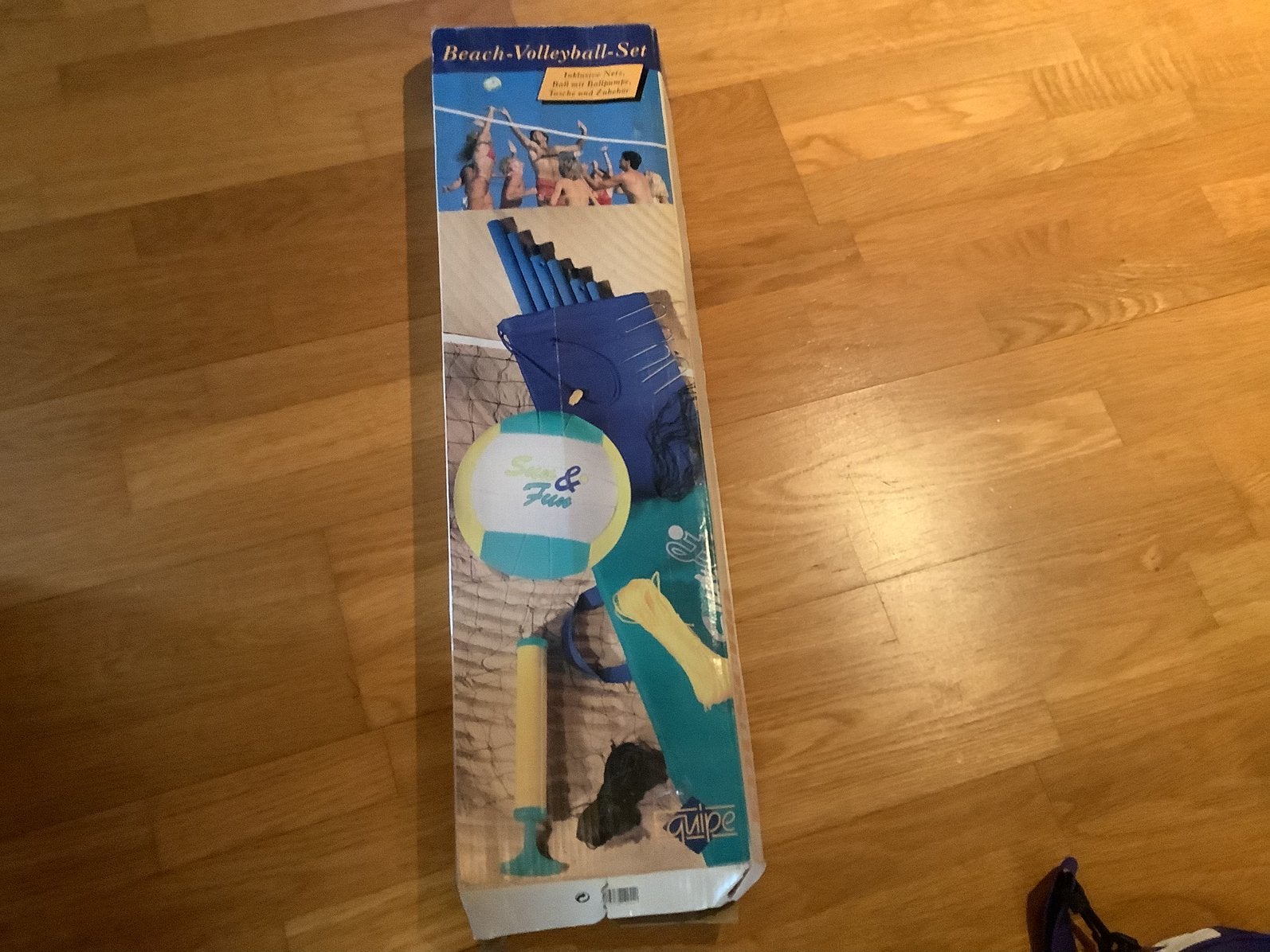 Net voor volleybal of badminton, Ophalen, Zo goed als nieuw