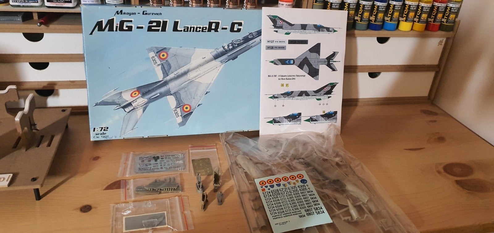 maquette d'avion mig 21 1/72, Enlèvement ou Envoi, Avion