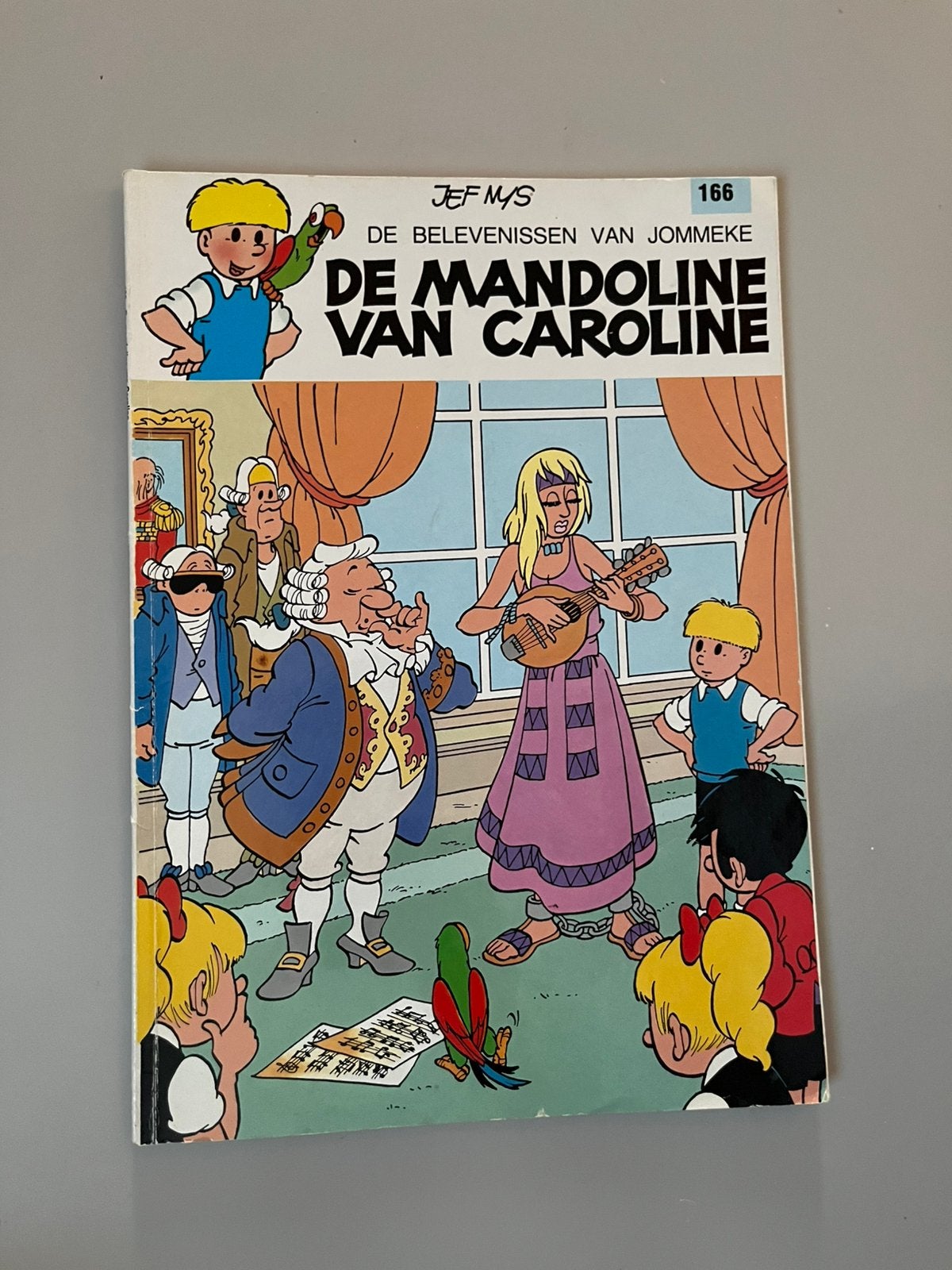 Strip Jommeke De mandoline van Caroline, Boeken, Eén stripboek, Ophalen of Verzenden, Gelezen