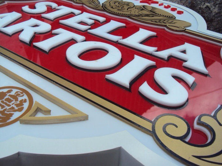 Panneau en bois Stella Artois 3 - rétro vintage mancave, Enlèvement ou Envoi, Neuf, Panneau, Plaque ou Plaquette publicitaire