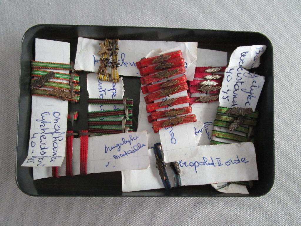 militair, lintjes 14-18 & 40-45, Enlèvement, Autres, Ruban, Médaille ou Ailes