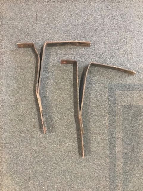 Bumpersteun set, Bumper Brackets, Volvo 140 oud type, Gebrui, Auto-onderdelen, Ophalen of Verzenden, Gebruikt