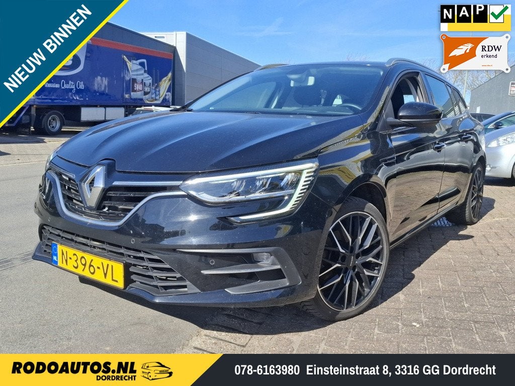 Renault Mégane Estate 1.0 TCe Business Zen EXPORTPRIJS MOTO, Renault, Zwart, 999 cc, Benzine