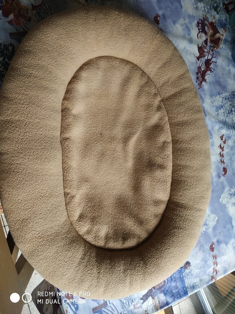 Échange coussin ovale contre rond 33/34 cm, Enlèvement, Comme neuf