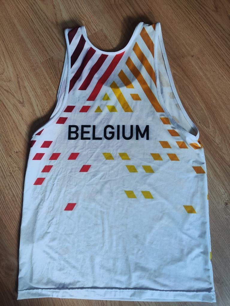 Singlet team Belgium Vermarc Sport S, Zo goed als nieuw, Kleding, Hardlopen, Ophalen