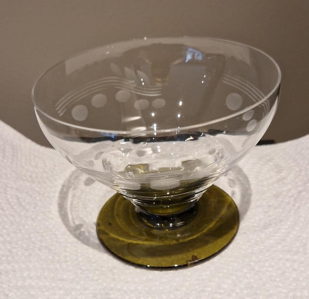 Vintage dessertglaasjes, Ophalen, Glas of Glazen, Overige stijlen, Glas