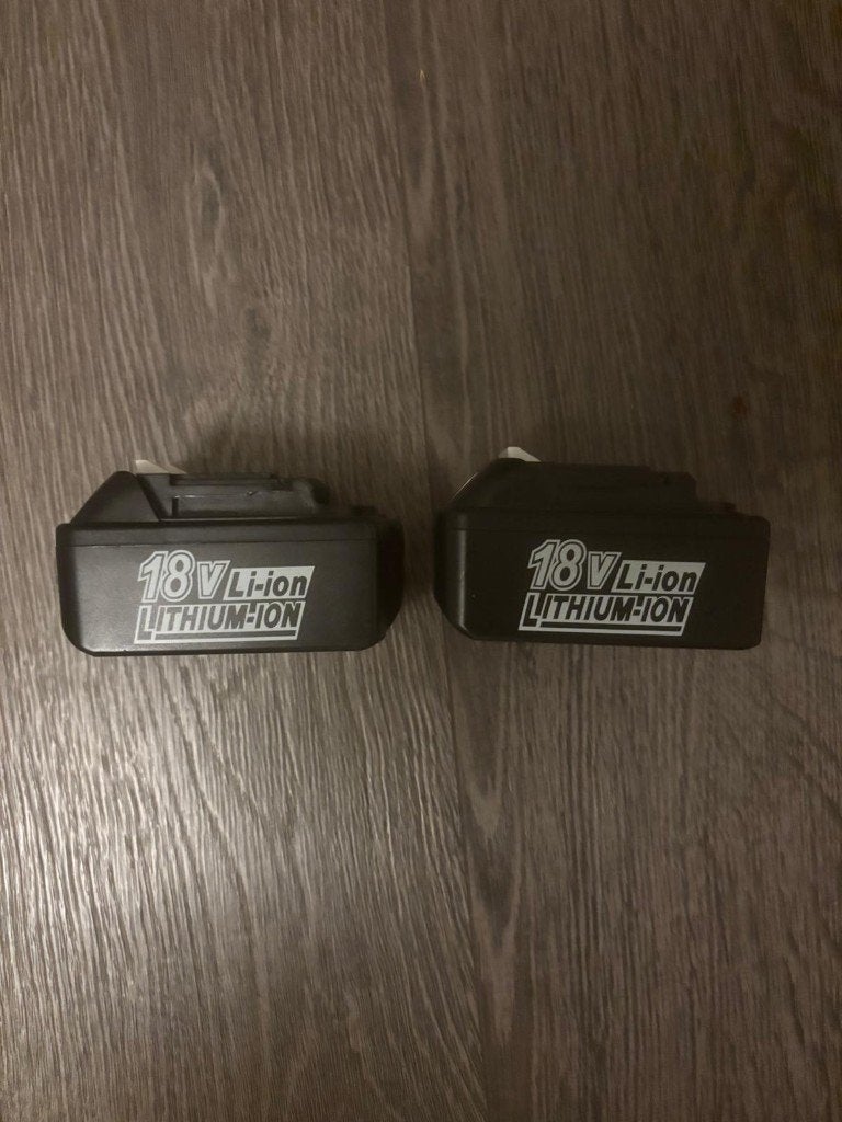 2x Makita compatibele 18V accu 5ah, Ophalen, Nieuw