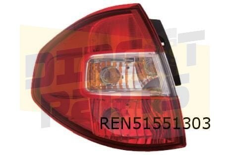 Renault Koleos (6/08-1/15) achterlicht links buiten originee, -, -, Nieuw, -