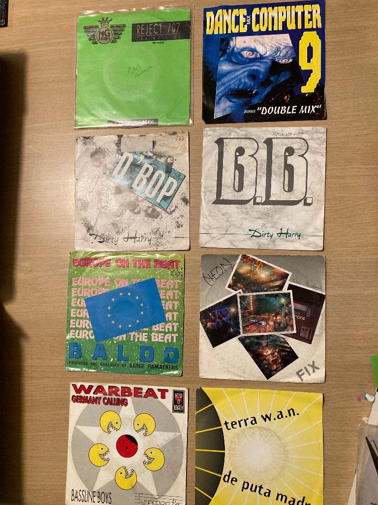 Singles new beat - euro house, Cd's en Dvd's, Gebruikt, House, 7 inch, Ophalen of Verzenden