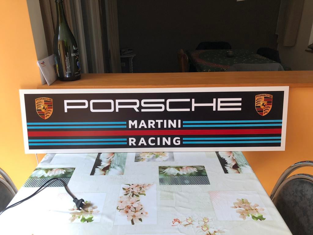 Porsche lichtreclame, Enlèvement, Comme neuf