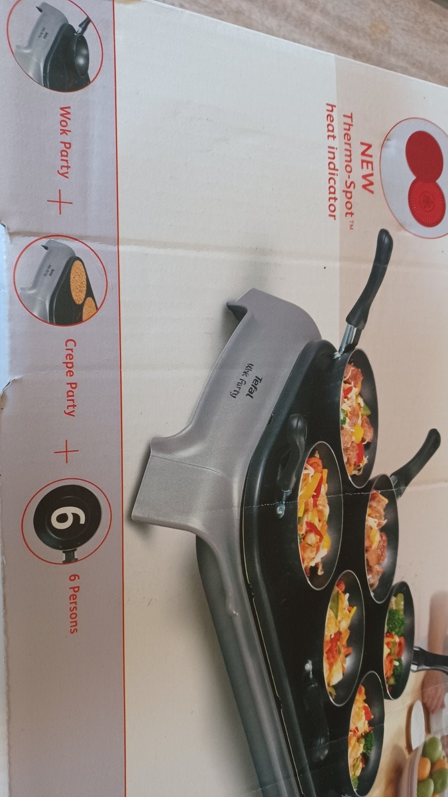 tefal, Ophalen, Nieuw, 4 t/m 7 personen