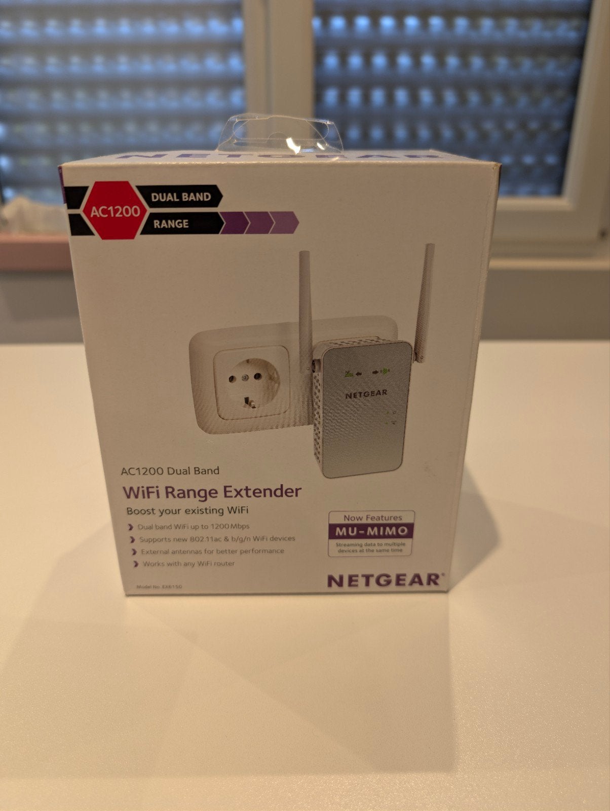 Netgear AC1200 Dual Band WiFi Range Extender (EX6150), Ophalen of Verzenden, Zo goed als nieuw, Netgear