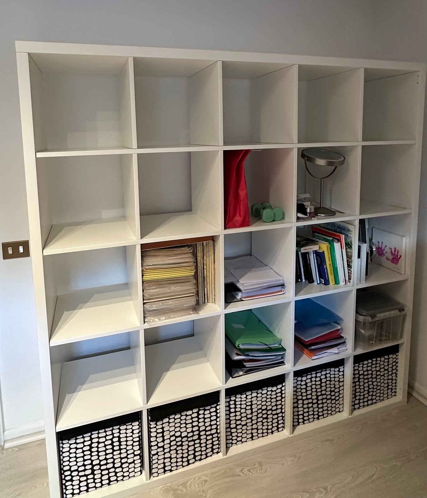 Etagère Kallax ikea blanche, Enlèvement, Utilisé