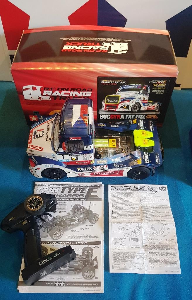 Tamiya Buggyra Fat Fox Race Truck 1:14 TT-01E # 58661 Nieuw, Elektro, Verzenden, Schaal 1:14, Nieuw