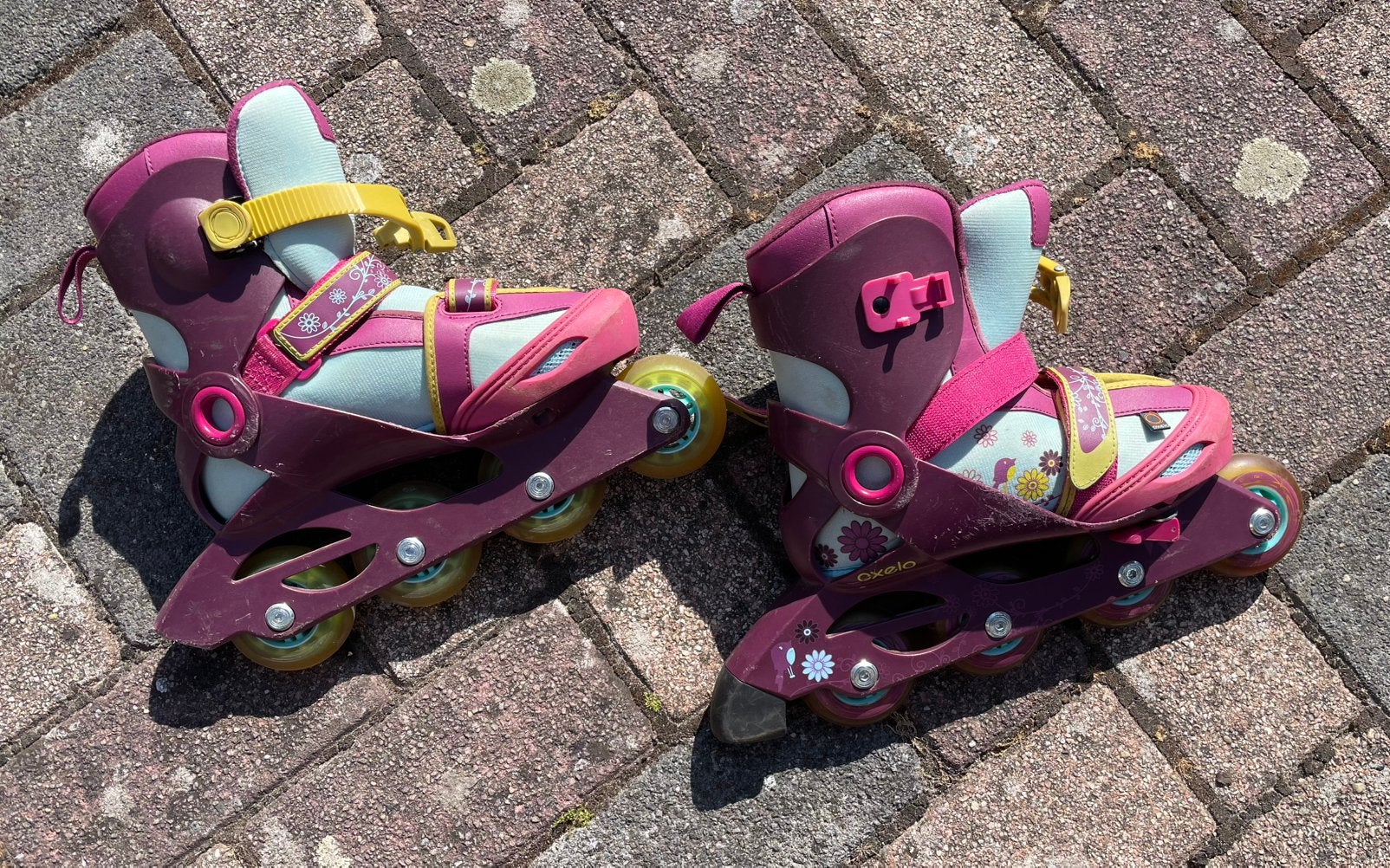 Skeelers merk oxelo maat 34 tot 36, Sport en Fitness, Skeelers, Gebruikt, Kinderen, Inline skates 4 wielen, Ophalen