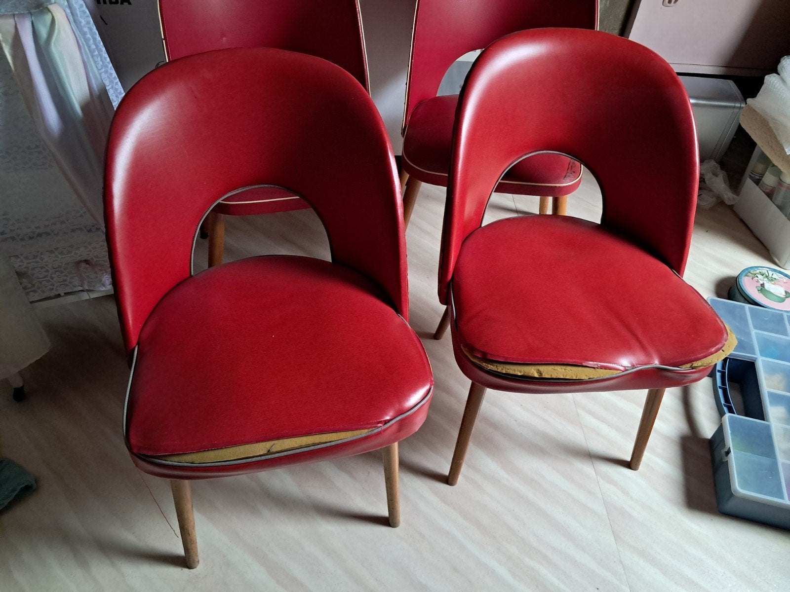 vintage coctail zeteltjes. opknapprojectje, Huis en Inrichting, Fauteuils, Ophalen