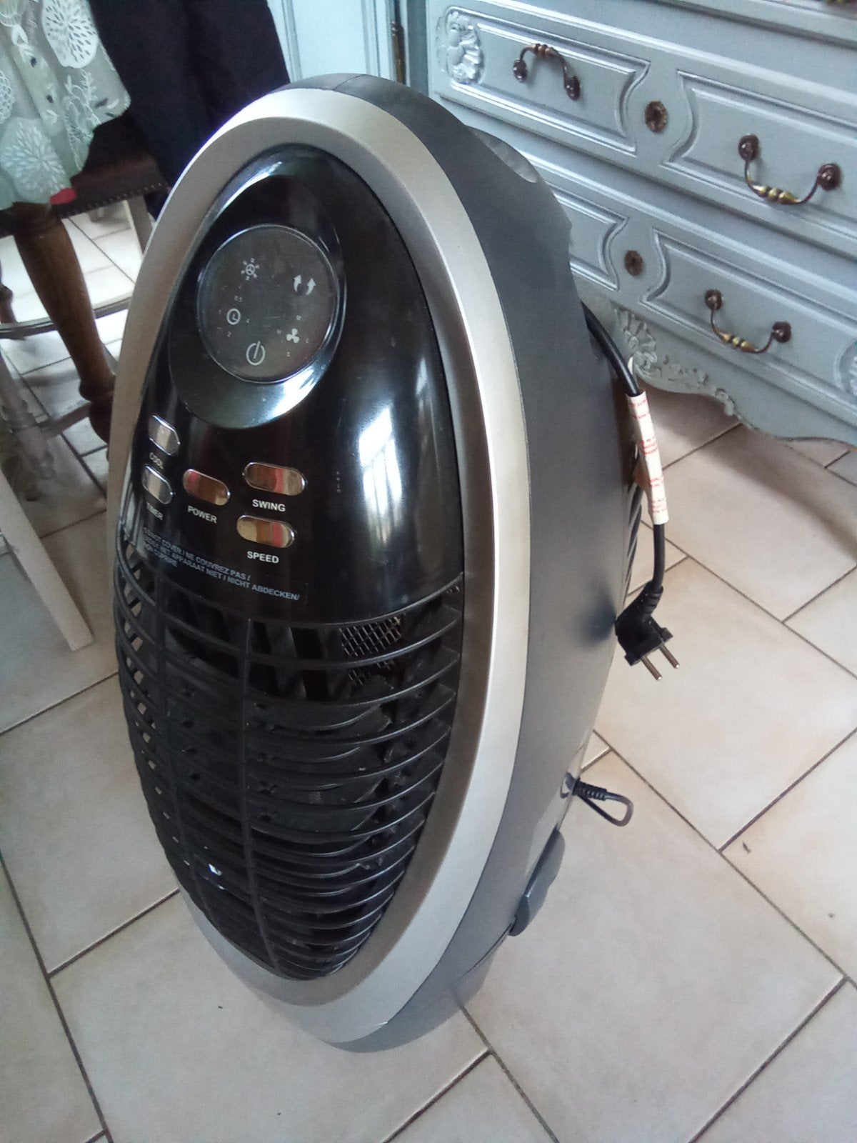 Refroidisseur d'air a eau ventilateur, Enlèvement