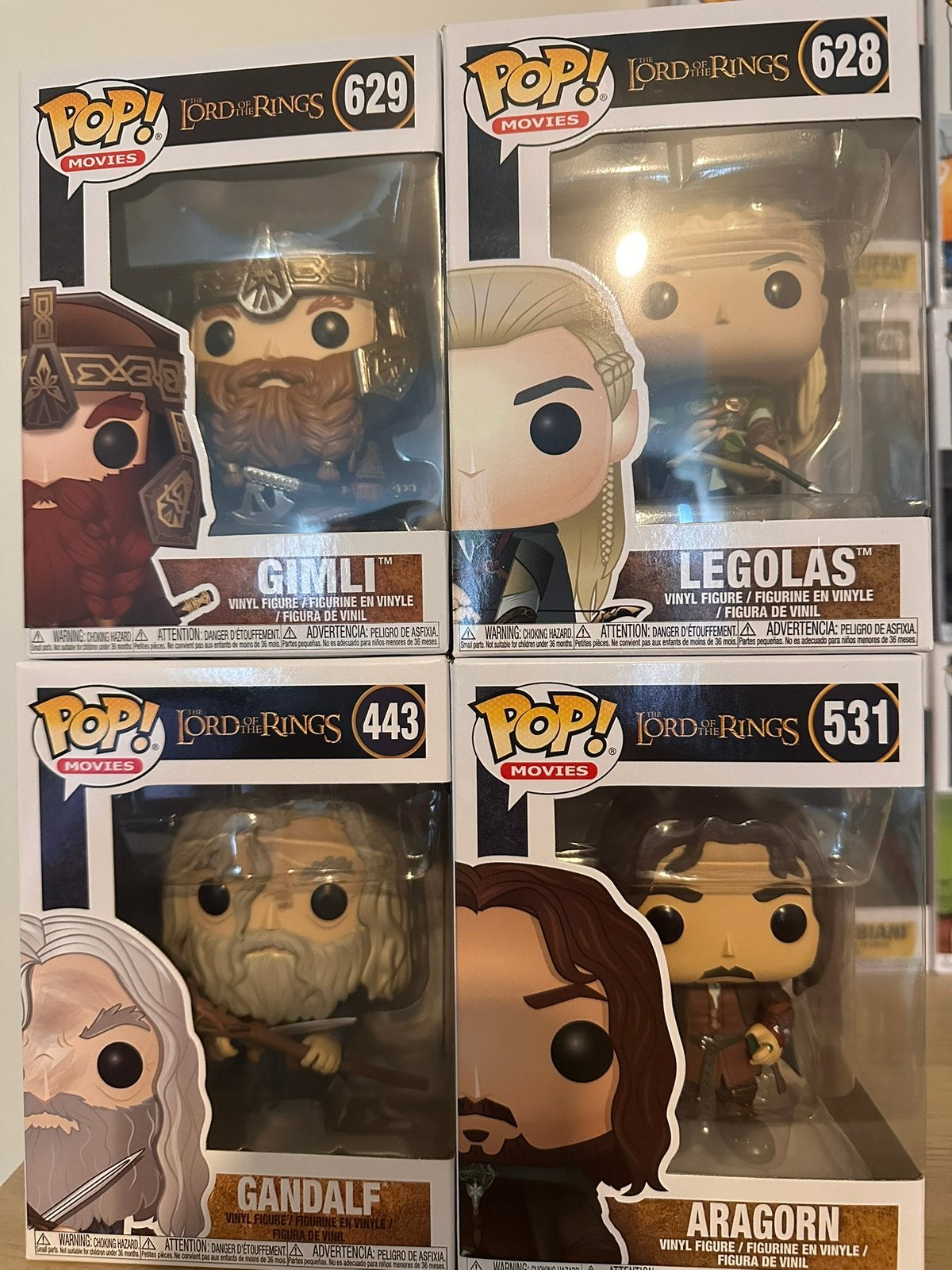 Funko Pop. Lord of the rings set ongeopend, Enlèvement ou Envoi, Neuf