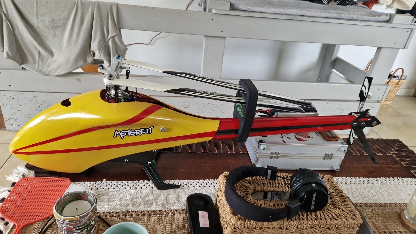hélicoptère goblin 500 sport, Enlèvement