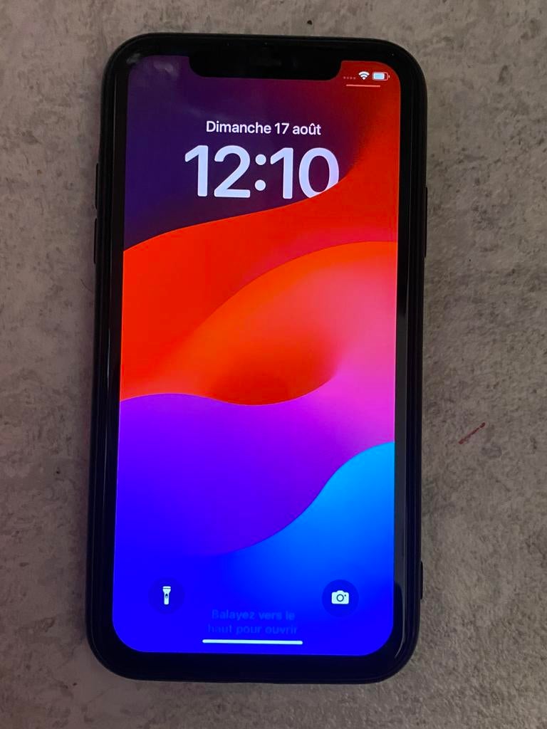 iPhone 11 64GB batterij 75%, Telecommunicatie, Ophalen, Zwart, IPhone 11, Zo goed als nieuw