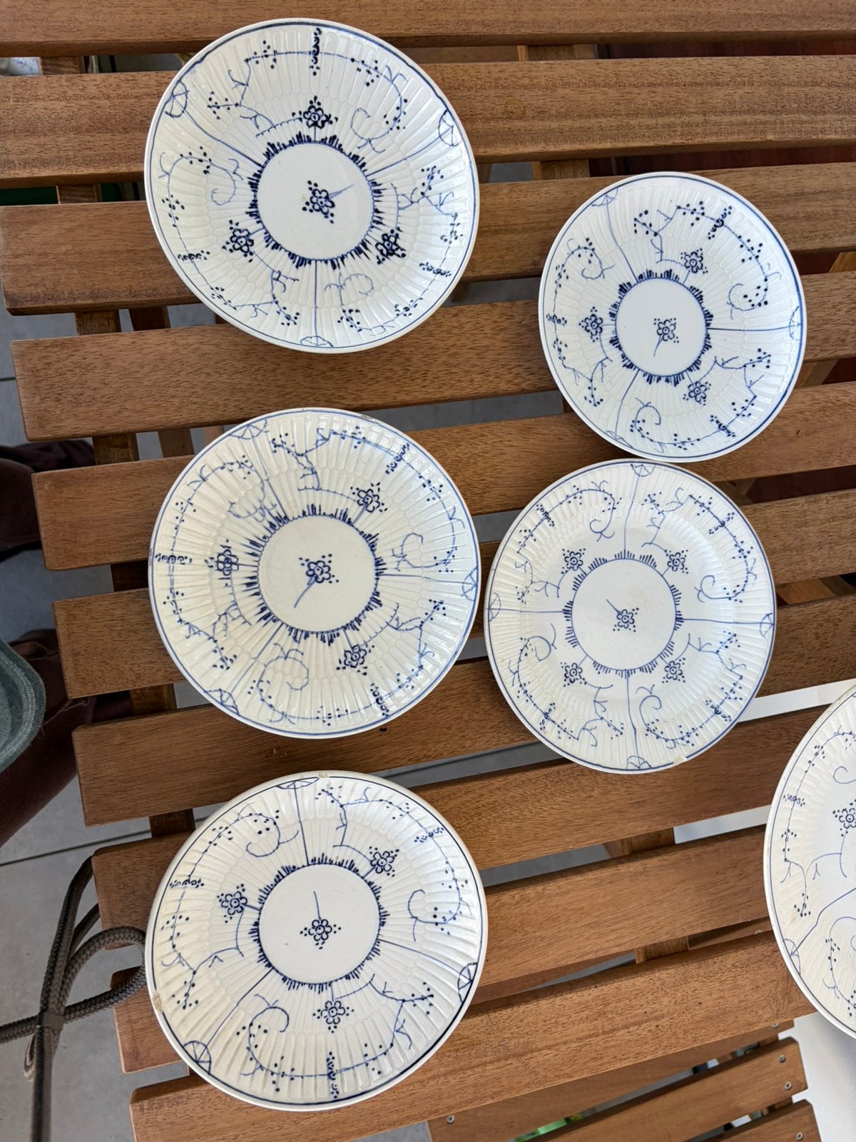Antieke Villeroy & Boch Dresden Onderzetters (5), Antiek en Kunst, Ophalen