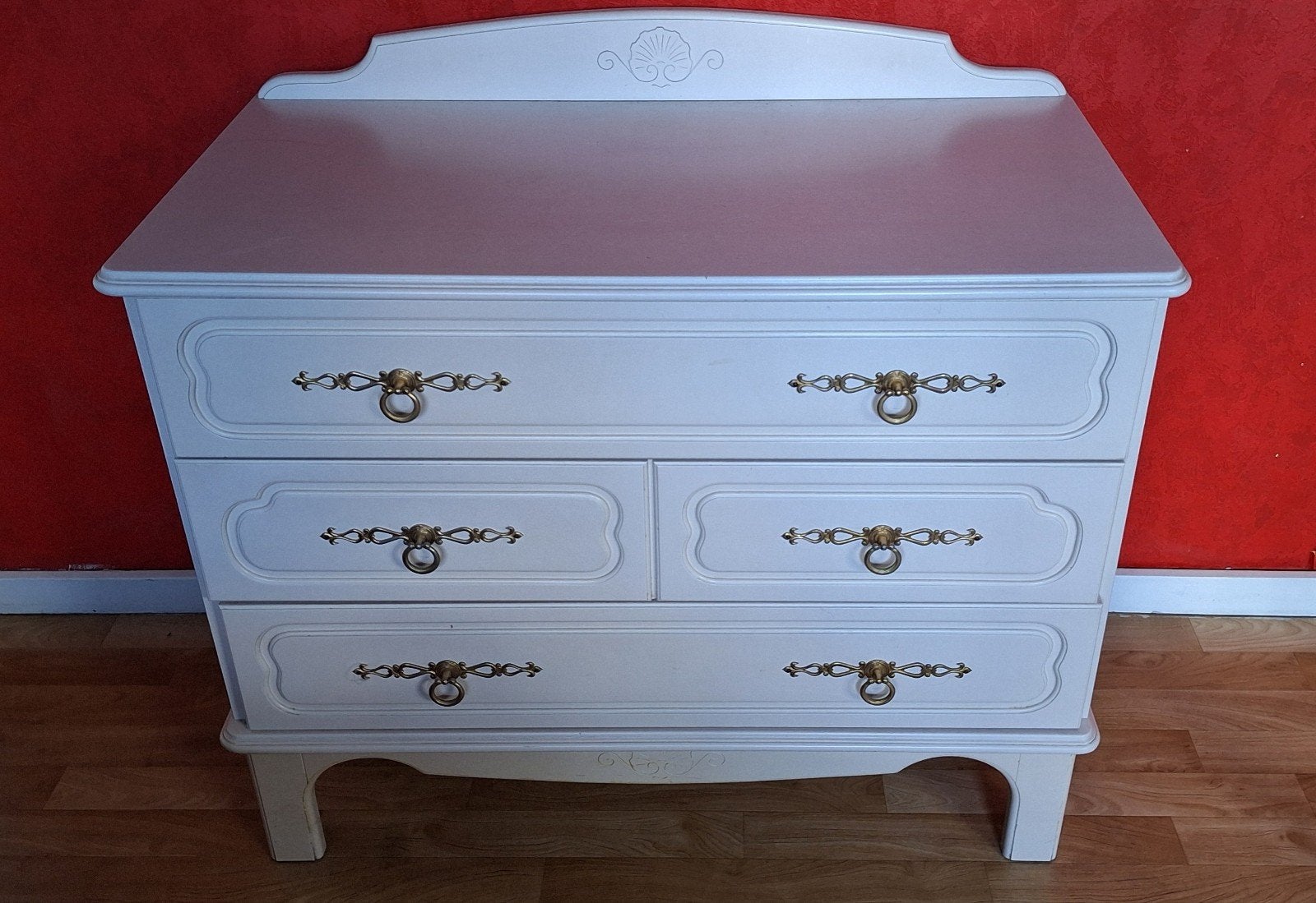 Witte commode., Ophalen, Zo goed als nieuw, Commode