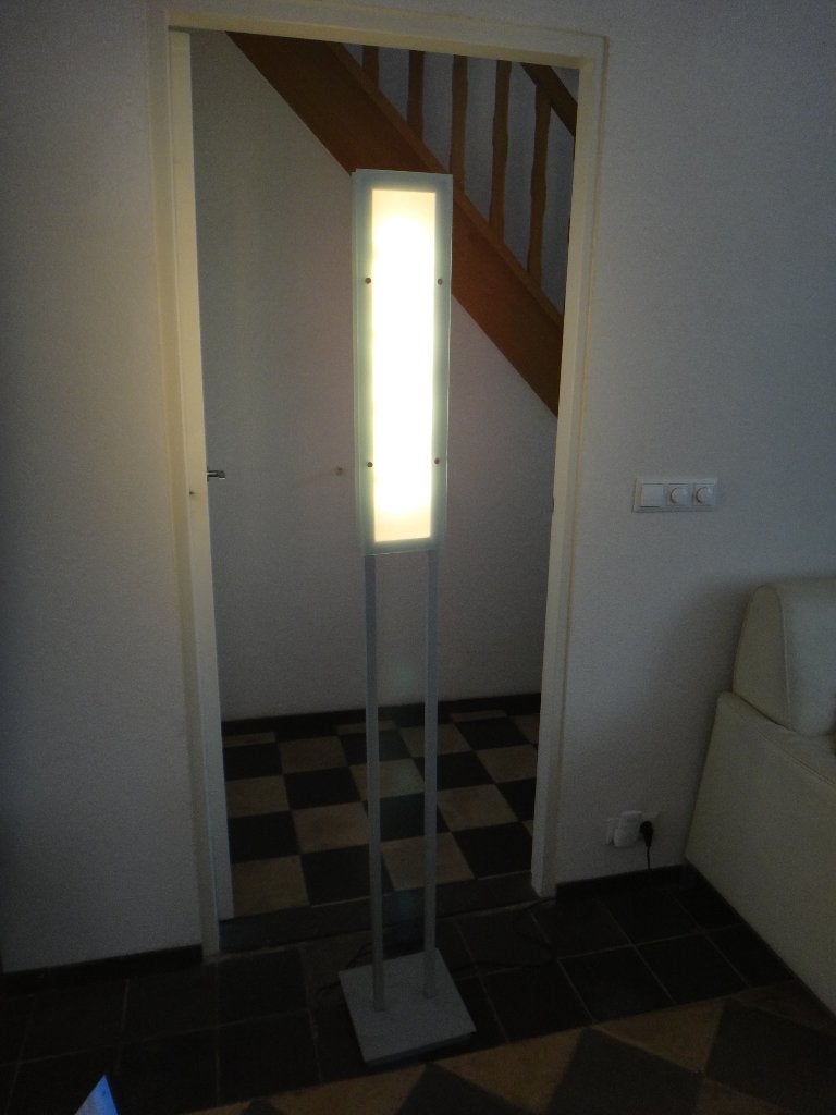 T.K. deze hele mooie design staande lamp, Ophalen, Gebruikt, Design, Glas