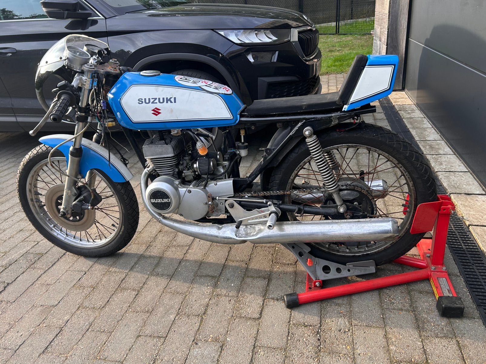 Suzuki gt125, Motoren, 2 cilinders, Sportuitlaat, Gebruikt, Particulier