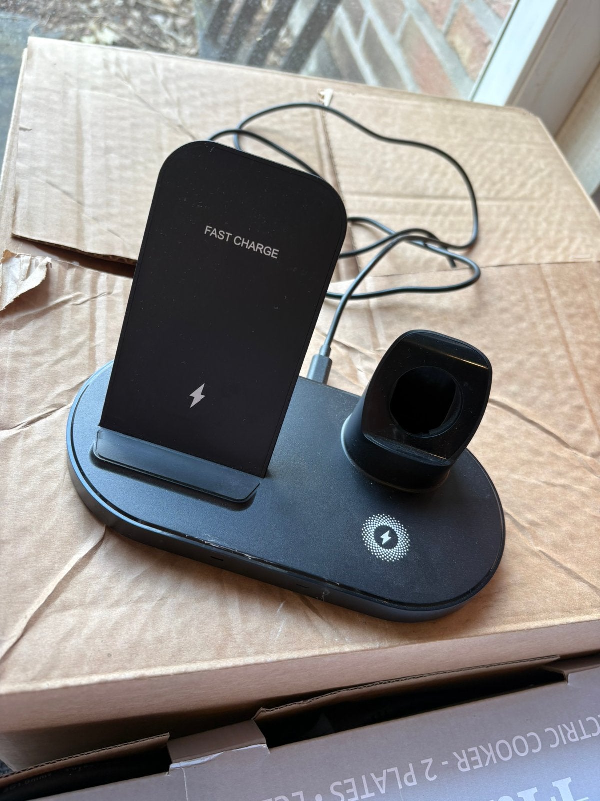 Wireless charger, Telecommunicatie, Mobiele telefoons | Telefoon-opladers, Ophalen of Verzenden, Zo goed als nieuw, Apple