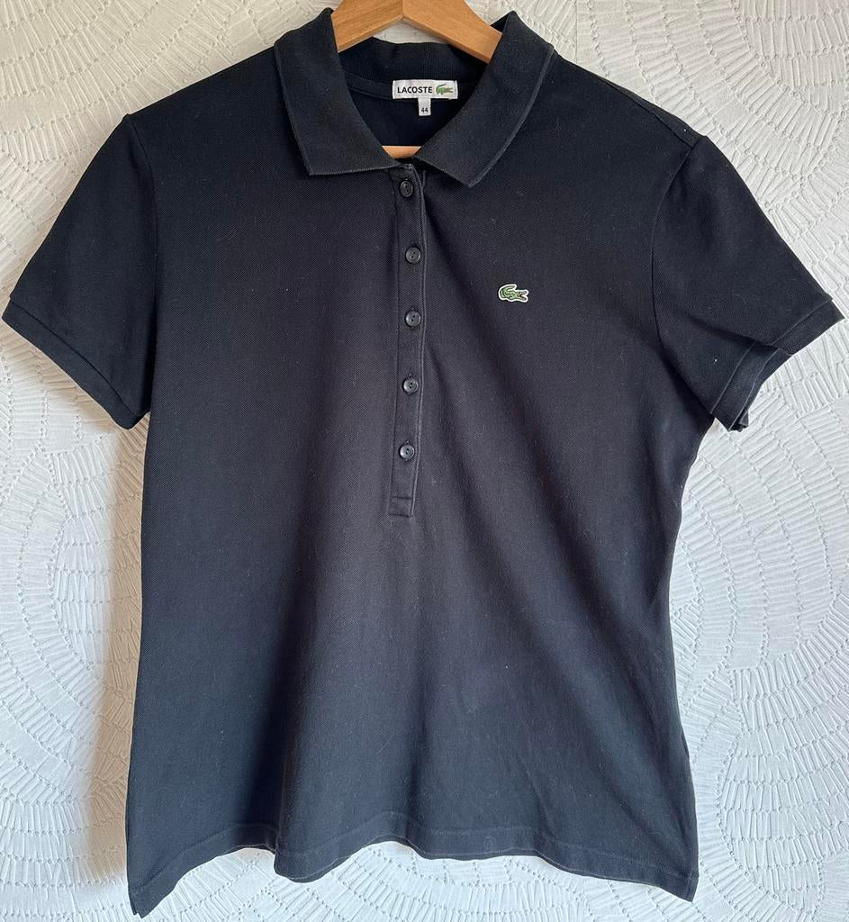 T-shirts Lacoste, Taille 42/44 (L), Manches courtes, Comme neuf, Noir