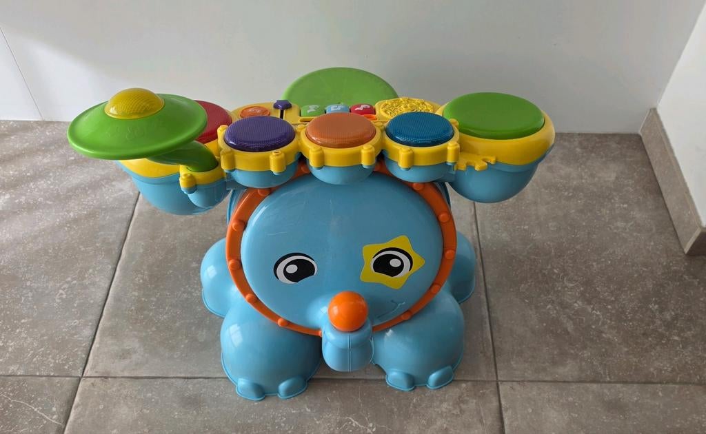 Olifant drumstel Vtech, Kinderen en Baby's, Ophalen, Gebruikt, Overige typen, Met geluid