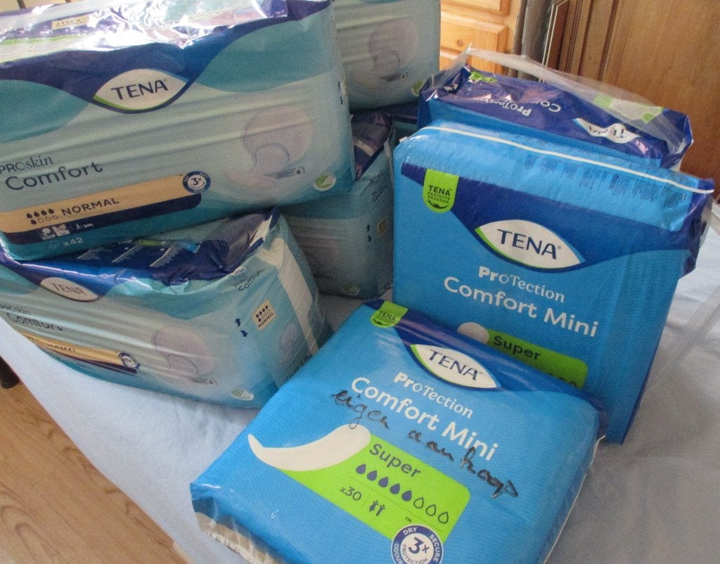 Nieuw incontinentie materiaal Tena , 2 soorten, Ophalen, Nieuw