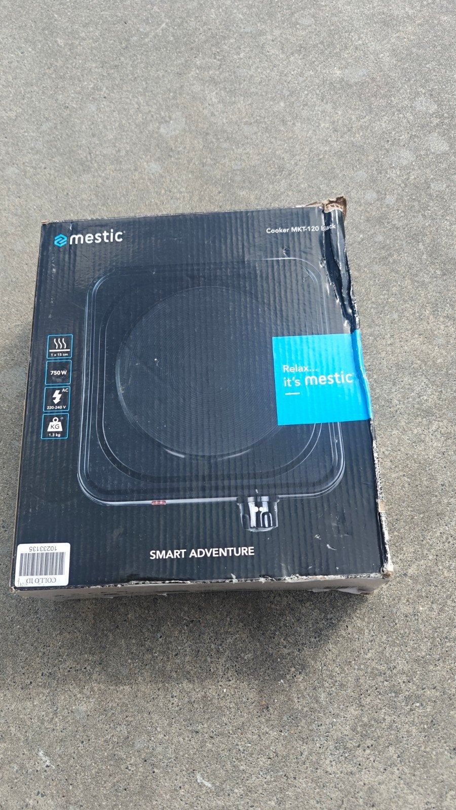 Mestic MKT 120 kookplaat, Ophalen