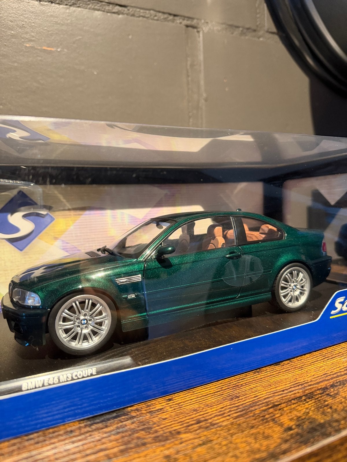 Bmw E46 M3 coupe, Hobby & Loisirs créatifs, Voitures miniatures | 1:18, Enlèvement, Comme neuf, Solido