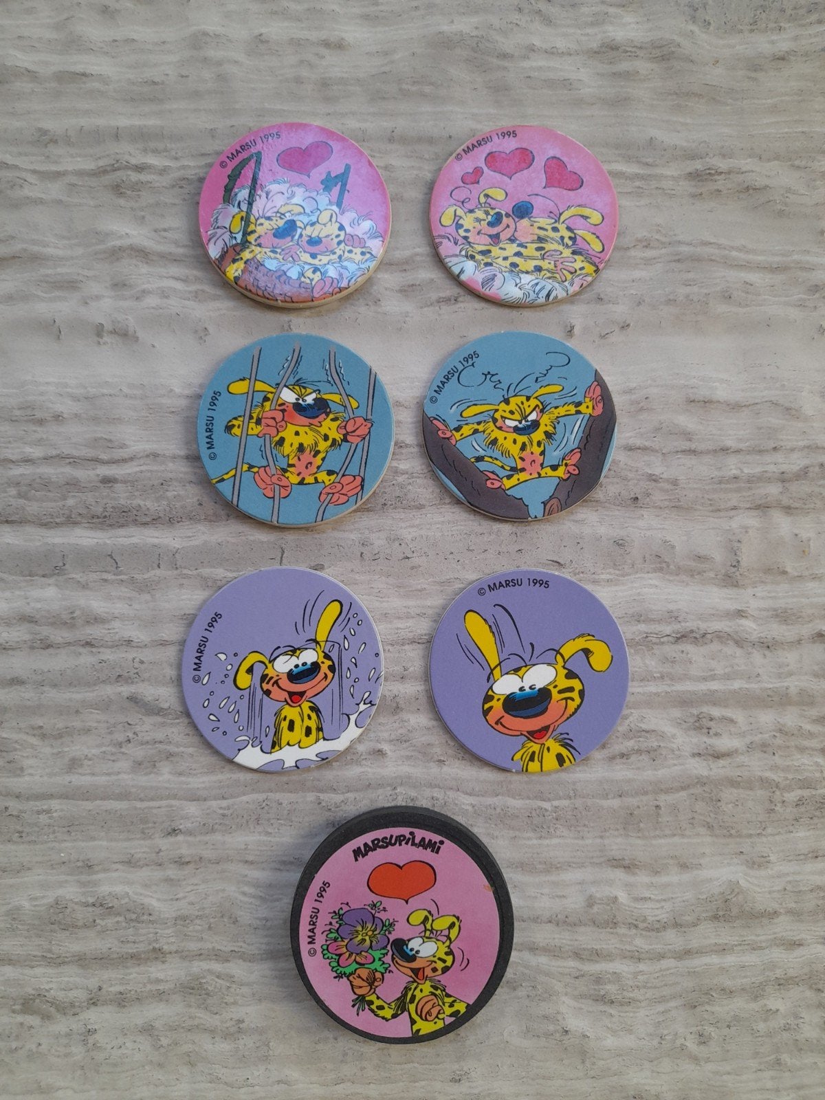 Partie d´une collection Flippo "Marsupilami" Quick 1995, Collections, Enlèvement ou Envoi, Collection