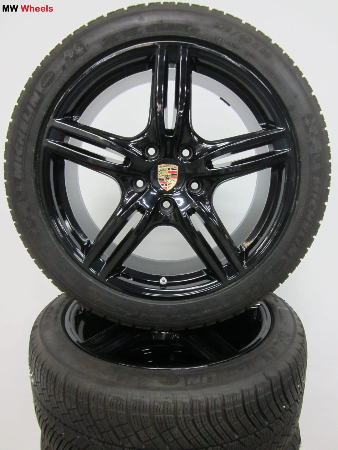 Originele Porsche Panamera 971 20 inch velgen winterbanden, Gebruikt, -, -, Banden en Velgen
