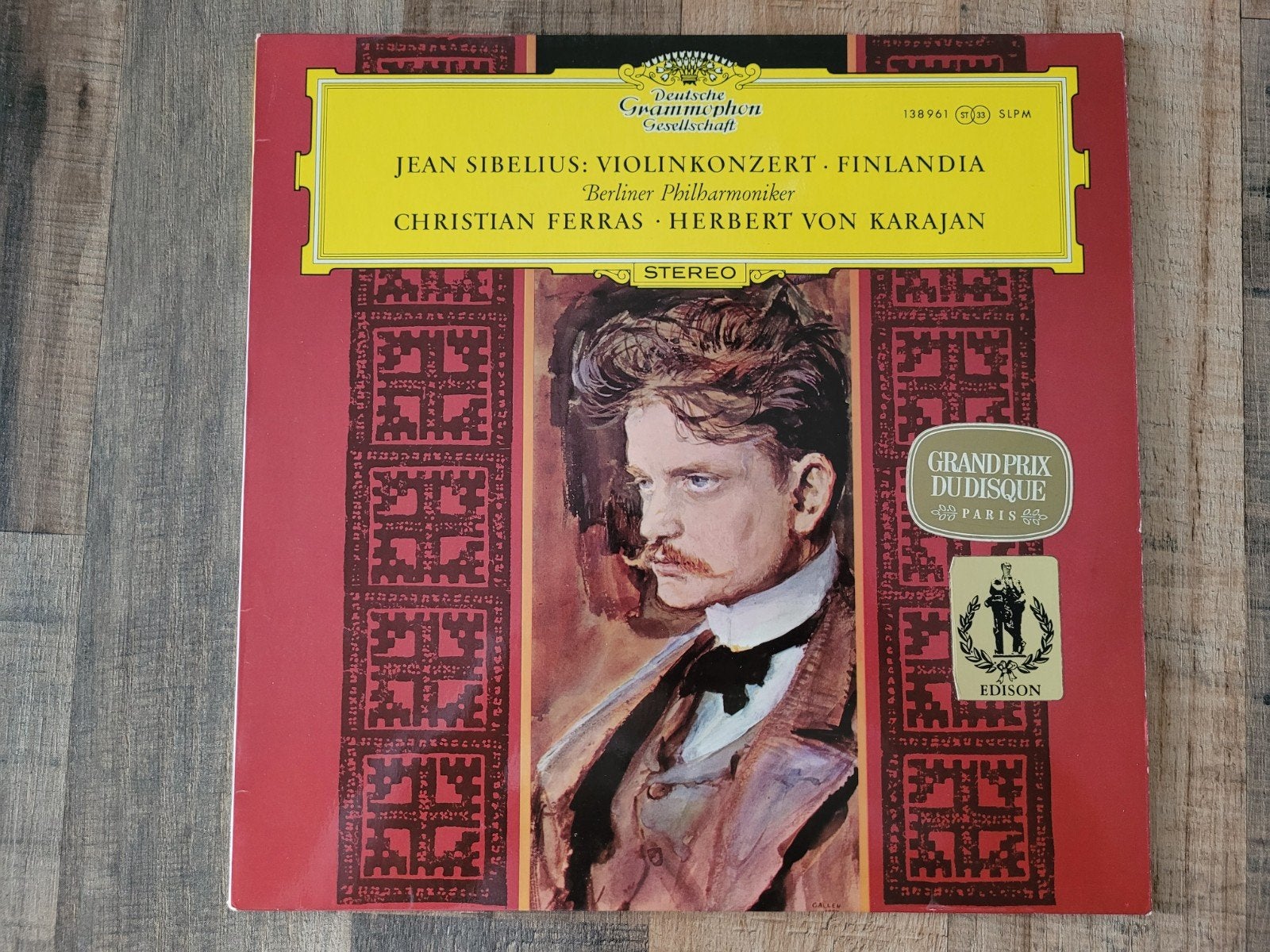 Vinyl Jean Sibelius Violinkonzert Finlandia, Ophalen of Verzenden, Gebruikt