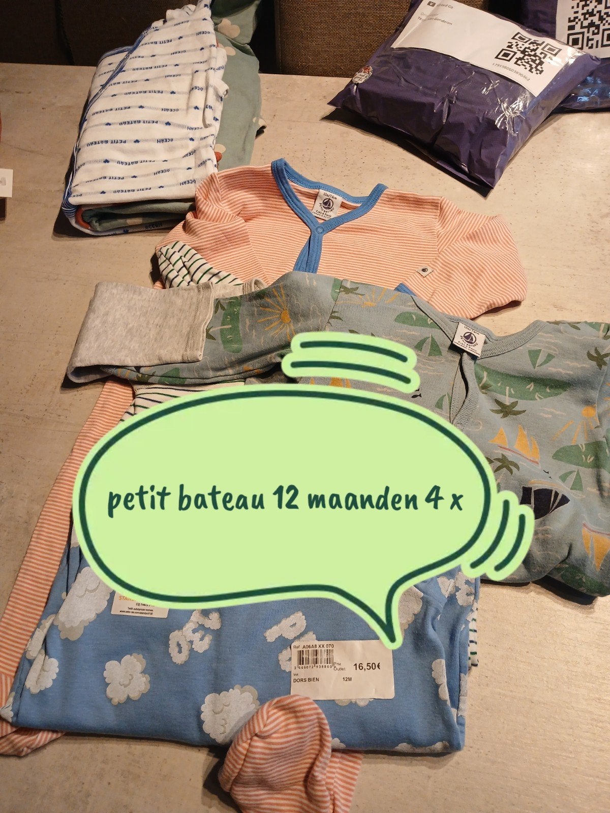 petit bateau, Kinderen en Baby's, Nacht- of Onderkleding, Verzenden, Jongetje of Meisje, Petit Bateau