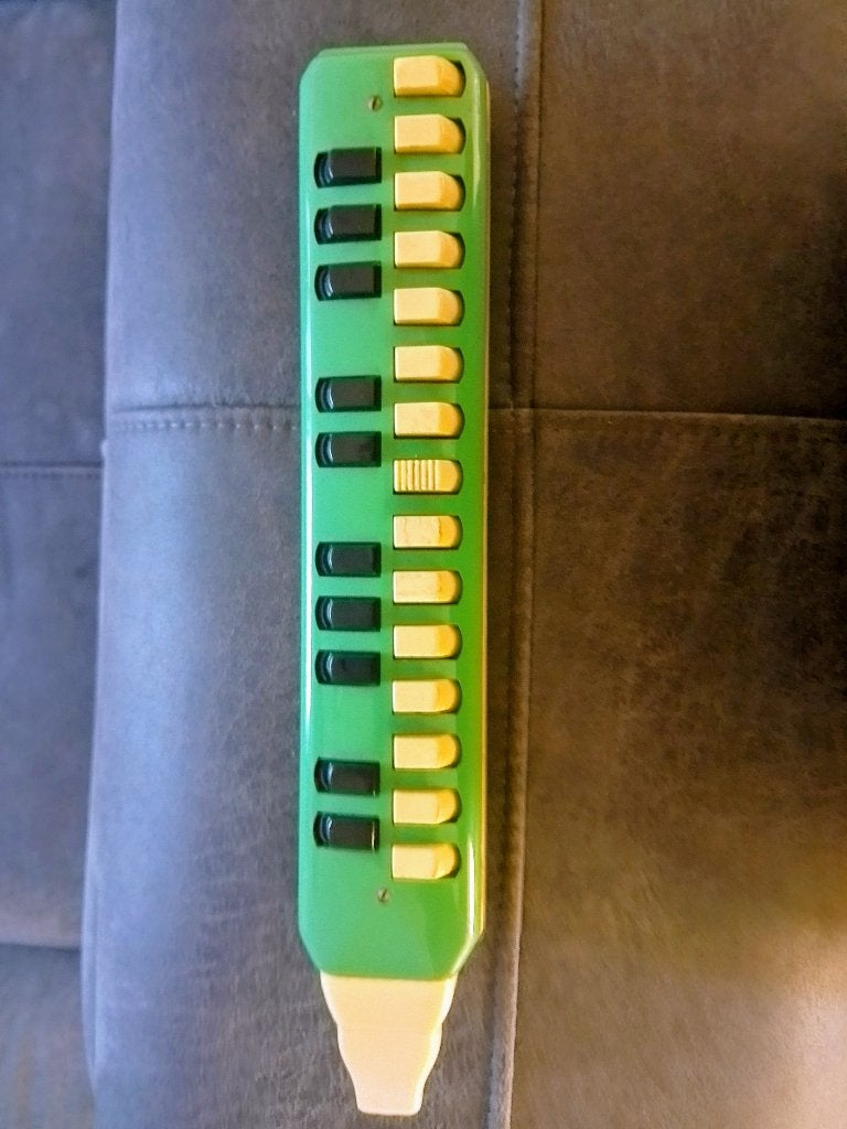 Soprano mélodica Green Hohner des années 1970, Enlèvement ou Envoi, Utilisé