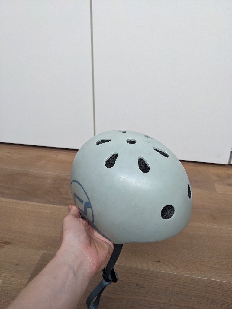 Scoot and ride helm voor kindjes 1-4 jaar, Gebruikt, Jongen of Meisje, Ophalen of Verzenden, XXS