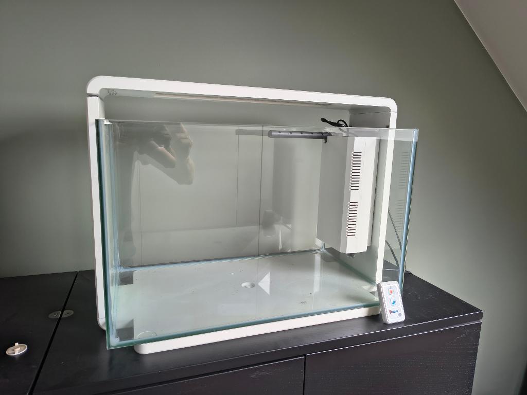 Superfish home 60 (Aquarium 60L + onderdelen), Dieren en Toebehoren, Vissen | Aquaria en Toebehoren, Ophalen, Verwarming, Gebruikt
