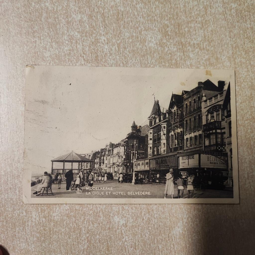 Middelkerke la Digue et hôtel Belvedere, Enlèvement ou Envoi