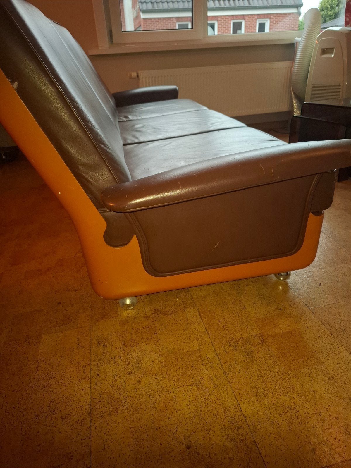 Vintage Italiaanse space age fauteuils, Huis en Inrichting, Ophalen, Gebruikt, Vintage space age, 200 tot 250 cm
