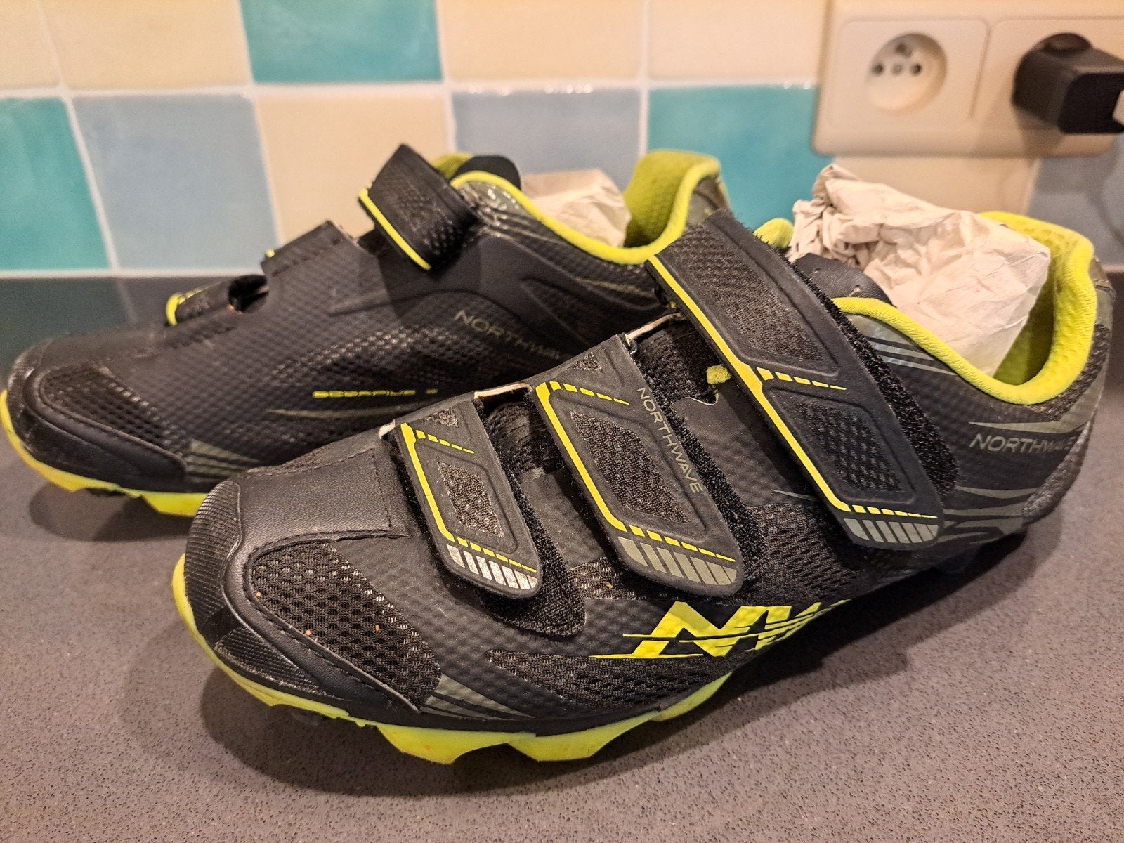 Chaussures de cyclisme, taille 41, Enlèvement